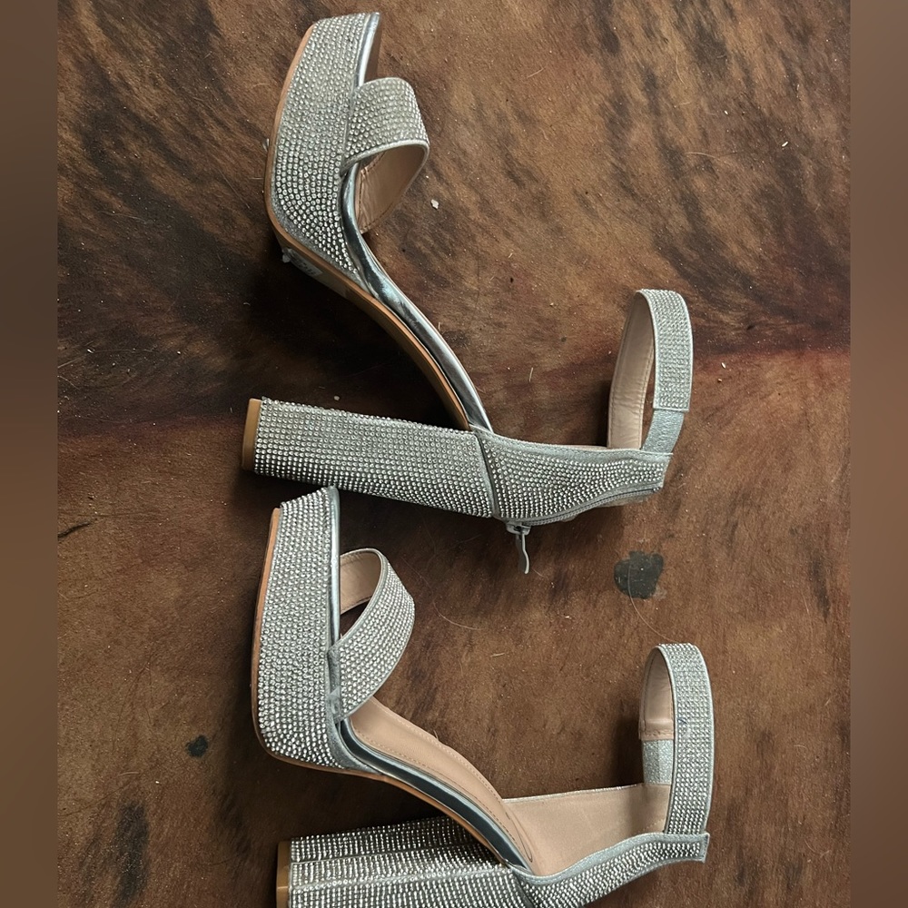 Windsor rhinestone heels